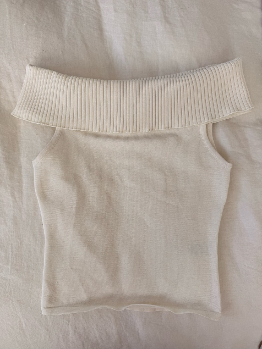 Meshki Off-Shoulder Knit Top